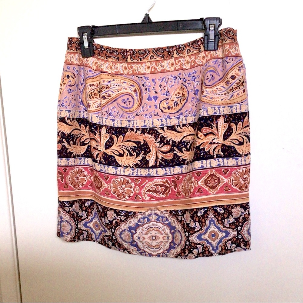 NWT Rachel Zoe Printed Pencil Skirt